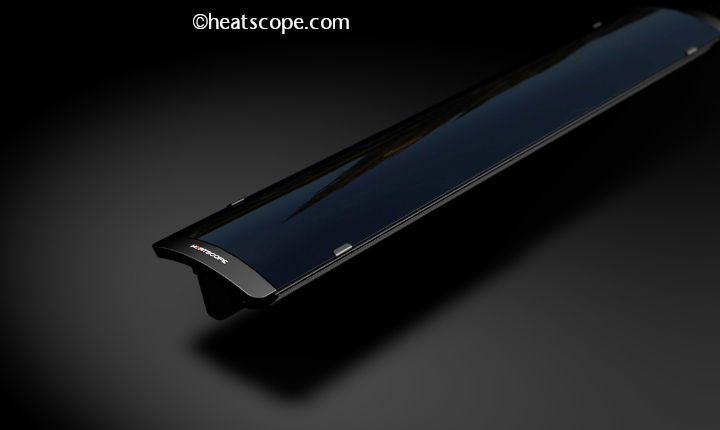 Heatscope PURE Infrarot-Heizstrahler mit NEXTREMA® tinted Glaskeramik 